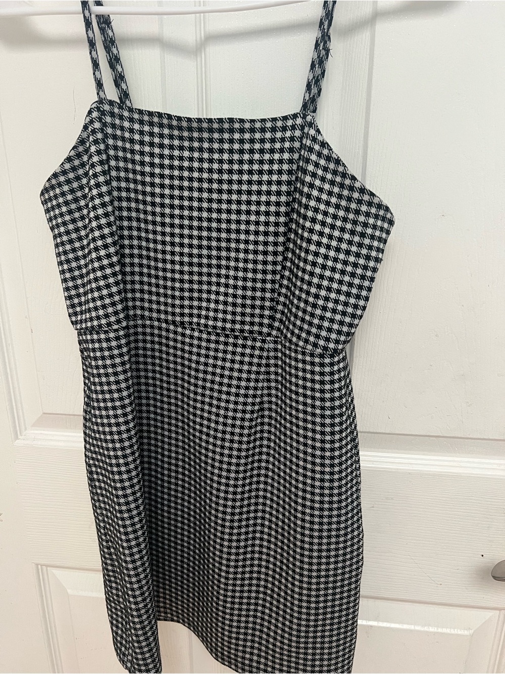 Forever 21 Black and White Houndstooth Top